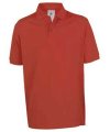 Poloshirts B&C Heavymill rood