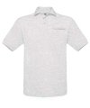 Polo B&C Safran Pocket ash