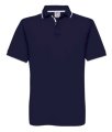 Polo B&C Safran sport navy-wit