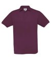 Polo B&C Safran burgundy