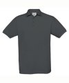 Polo B&C Safran dark grey