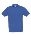Polo B&C Safran royal blue