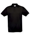 Polo B&C Safran zwart