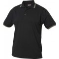 Heren Poloshirt Clique Amarillo 028219 black-grey