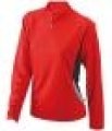 Loop shirt JN392 Ladies Running Shirt rood-zwart