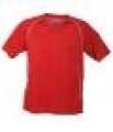 Kinder voetbalshirts JN386K rood-wit