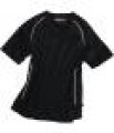 Kinder voetbalshirts JN386K zwart-wit