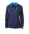 Dames Hooded Sweaters Lifestyle JN962 navy-kobalt