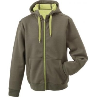 Hooded sweater binnenzijde fleece JN355