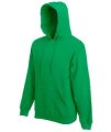 Heren Hoodie Classic Fruit of the Loom kelly green