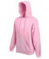 Heren Hoodie Classic Fruit of the Loom licht roze