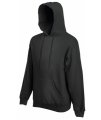 Heren Hoodie Classic Fruit of the Loom light graphite