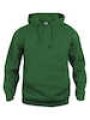 Heren Hoodie basic Clique 021031 bottle green