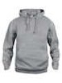 Heren Hoodie basic Clique 021031 grijsmelange