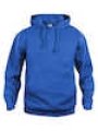 Heren Hoodie basic Clique 021031 Kobalt