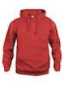 Heren Hoodie basic Clique 021031 rood