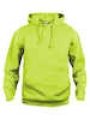 Heren Hoodie basic Clique 021031 signaal groen