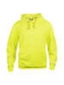 Heren Hoodie basic Clique 021031 signaal yellow