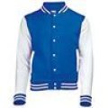 Sweatjacket Baseball AWDis JH043 royal blue-white