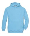 Hooded Kids Sweat B&C very turquoise