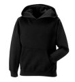 Kinder Hoodies Russell 575B zwart