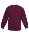 Sweaters Kinder Fruit of the Loom 62-031-0 burgundy