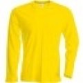 T-shirt Lange Mouw Kariban K359 YELLOW