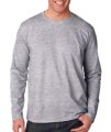 Heren T-shirts lange mouw Gildan 64400 sport grey