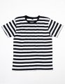 T-shirt Mantis Stripy T M109S zwart-wit