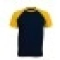 T-shirts Baseball Kariban K330 NAVY-YELLOW