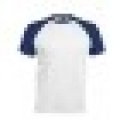 T-shirts Baseball Kariban K330 WHITE-ROYALBLUE