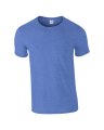 T-shirts Gildan Ring Spun 64000 heather royal blue