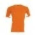 T-shirts Kariban Tiger K340 ORANGE-WHITE