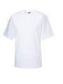 T-shirts, unisex, heavy Russel R-180-0 wit