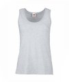 Dames Tank Top Fruit of the Loom Valueweight heather grey