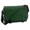 Tassen, Schoudertas Messenger Bag Bagbase BG021 donkergroen