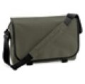 Tassen, Schoudertas Messenger Bag Bagbase BG021 olive green