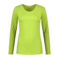 Dames T-shirt Lange mouw Santino Juna lime